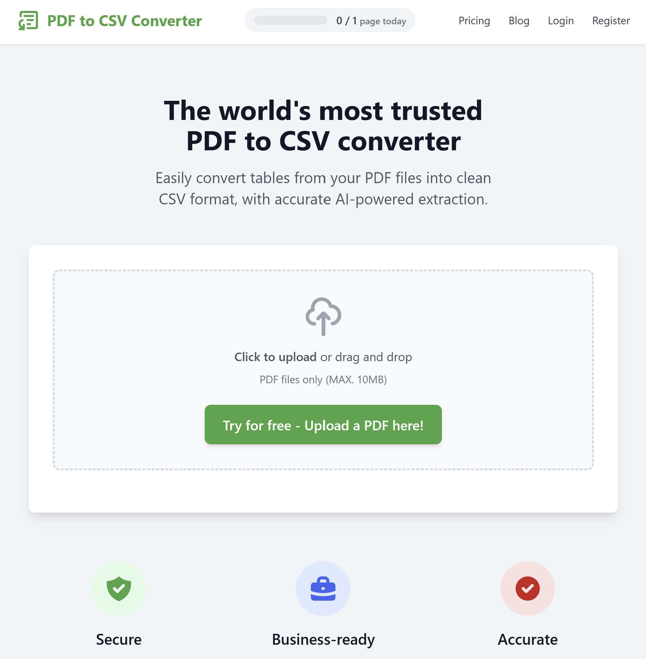 PDF zu CSV -Konverter media 2