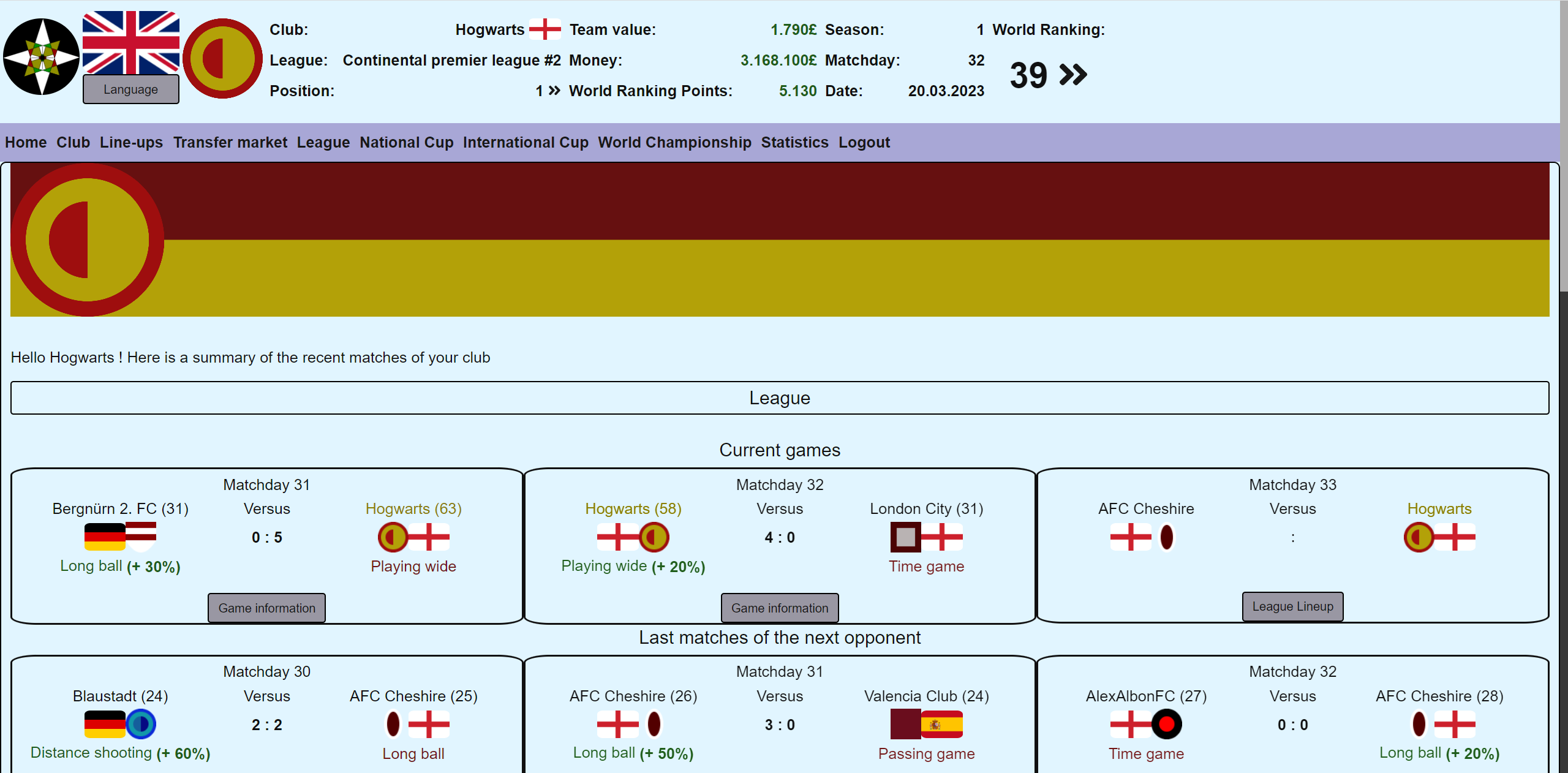 Soccer Club Manager - Seien Sie ein Fußballmanager in diesem kostenlosen Browserspiel Medien 1