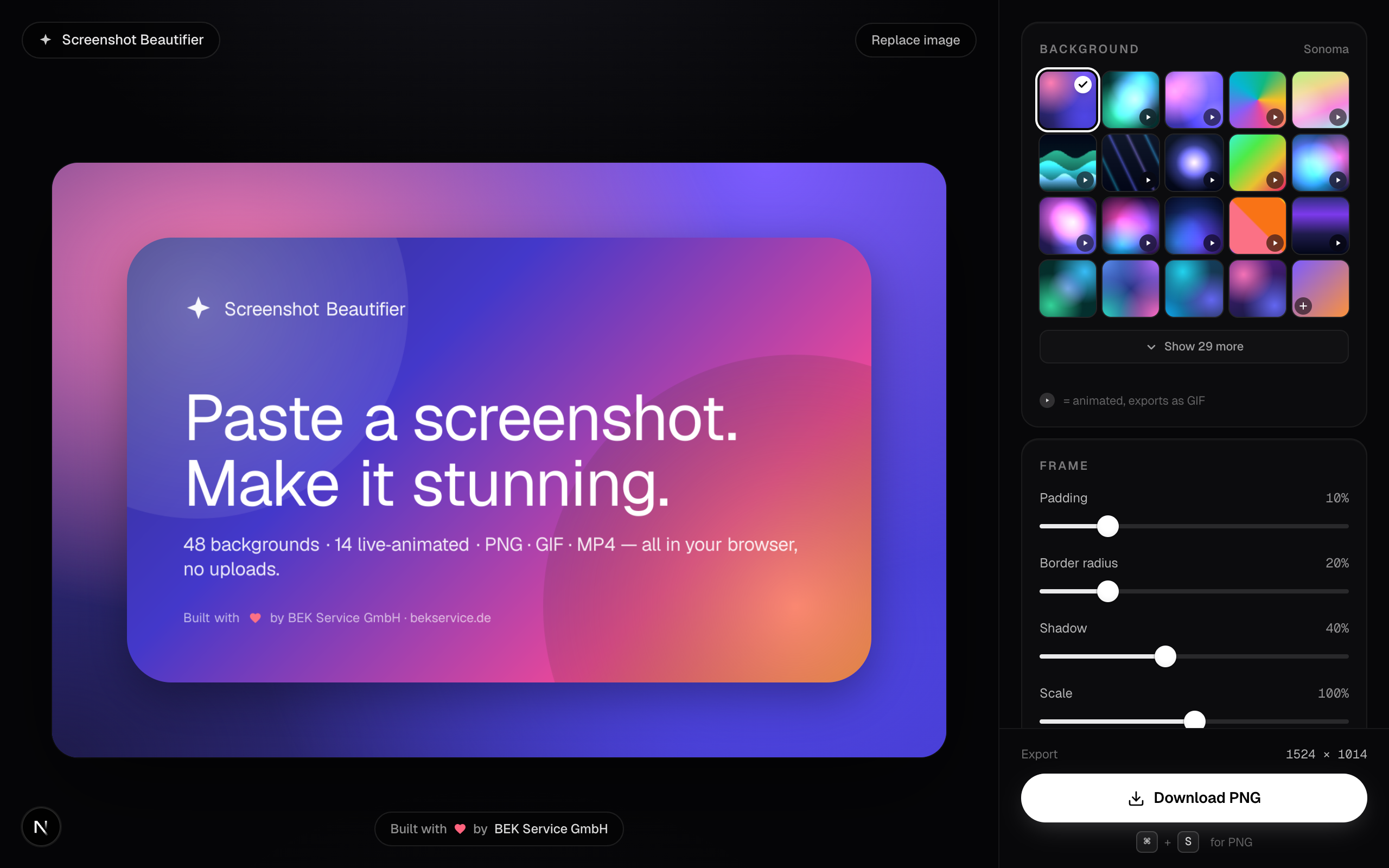 Screenshot Beautifier gallery image