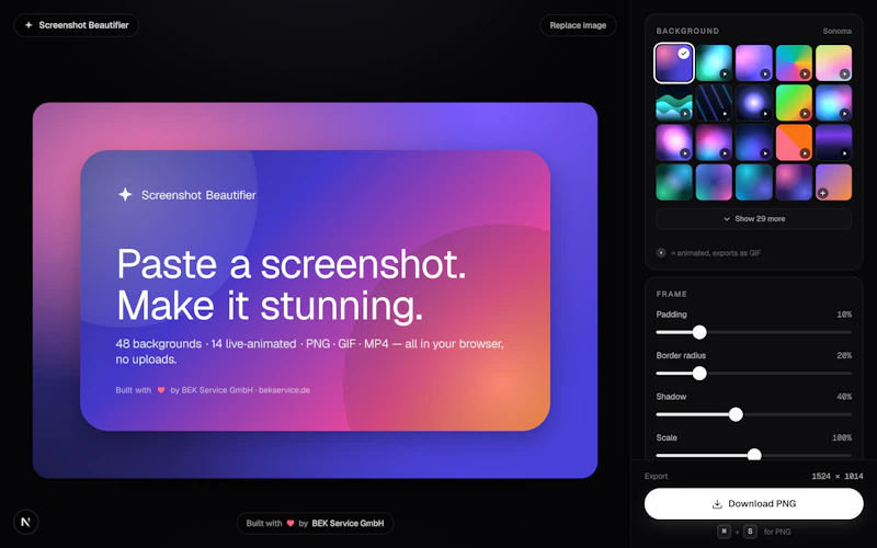 Screenshot Beautifier screenshot 4