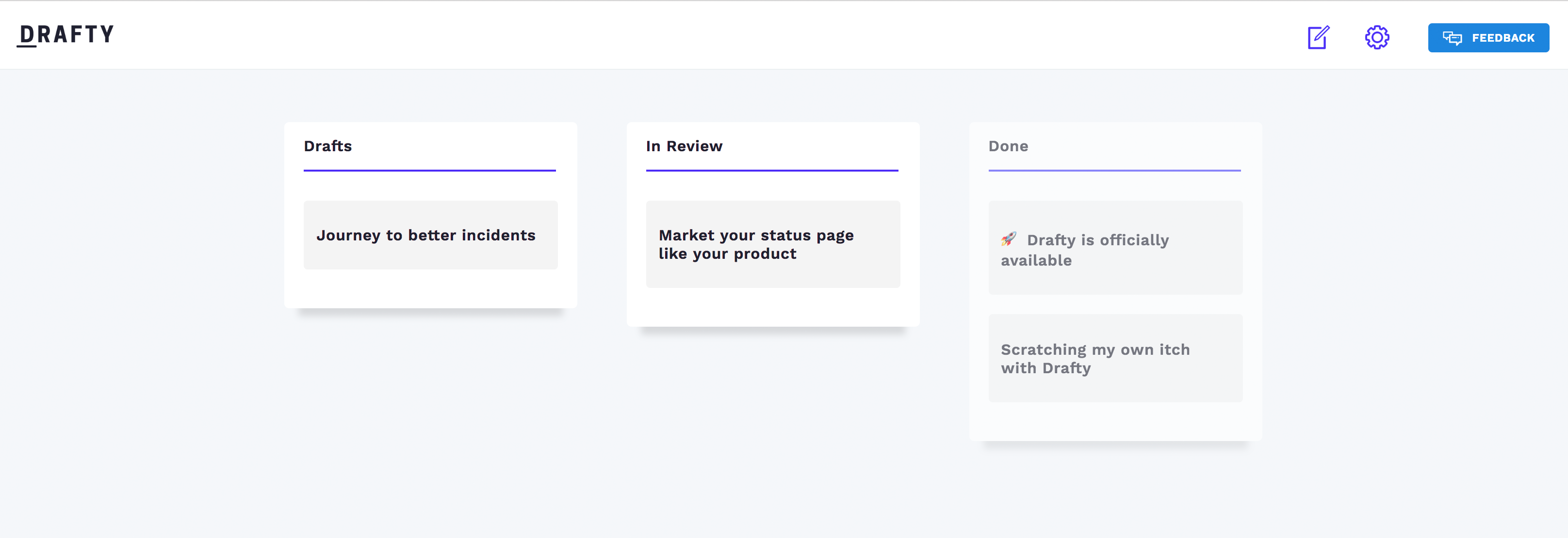 Drafty gallery image