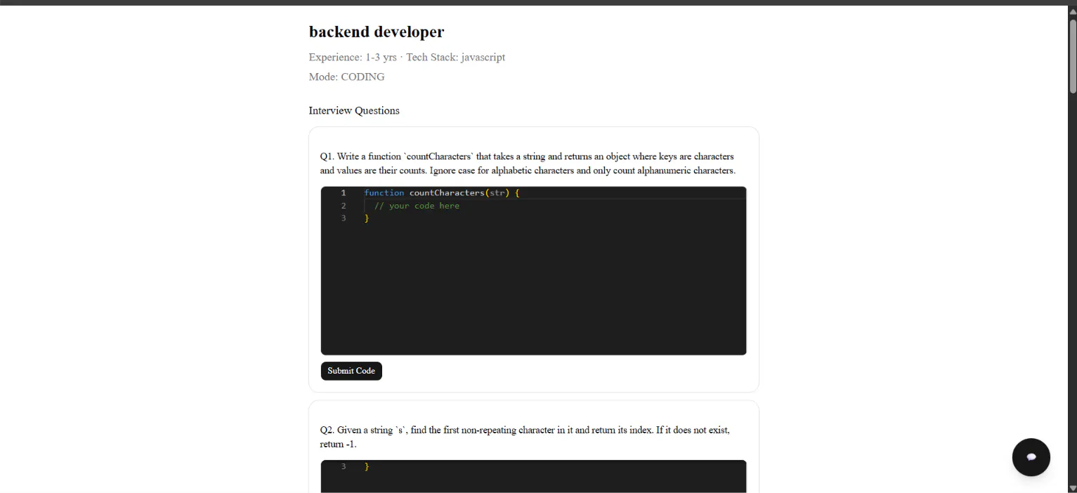 AI Mock Interview Platform gallery image