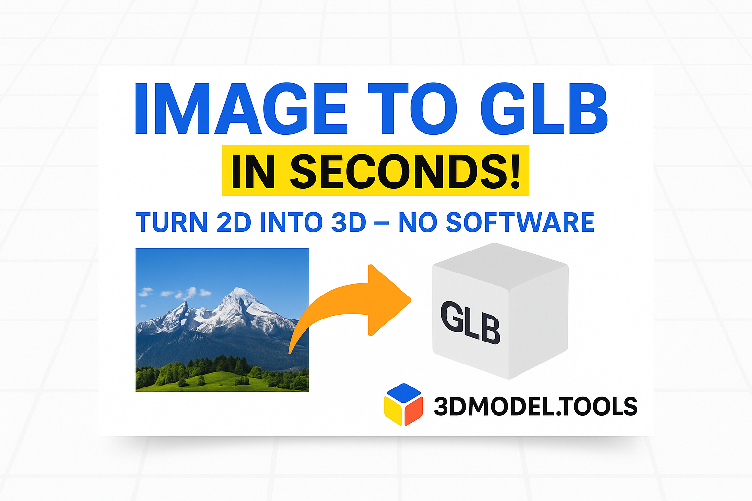 3dmodeltols - छवियों को GLB में परिवर्तित करें - छवि को 3D GLB फ़ाइलों में बदल दें- FAST, SIMPLE और BROWSER- आधारित मीडिया 2