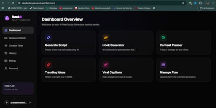 ReelScript AI gallery image