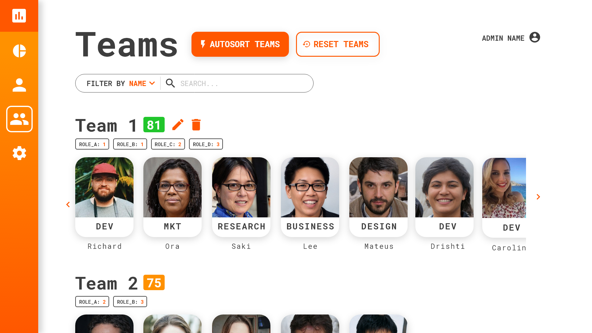 TeamMaker v2 gallery image