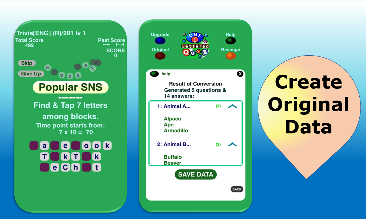 ONE Lettered QUIZ gallery image