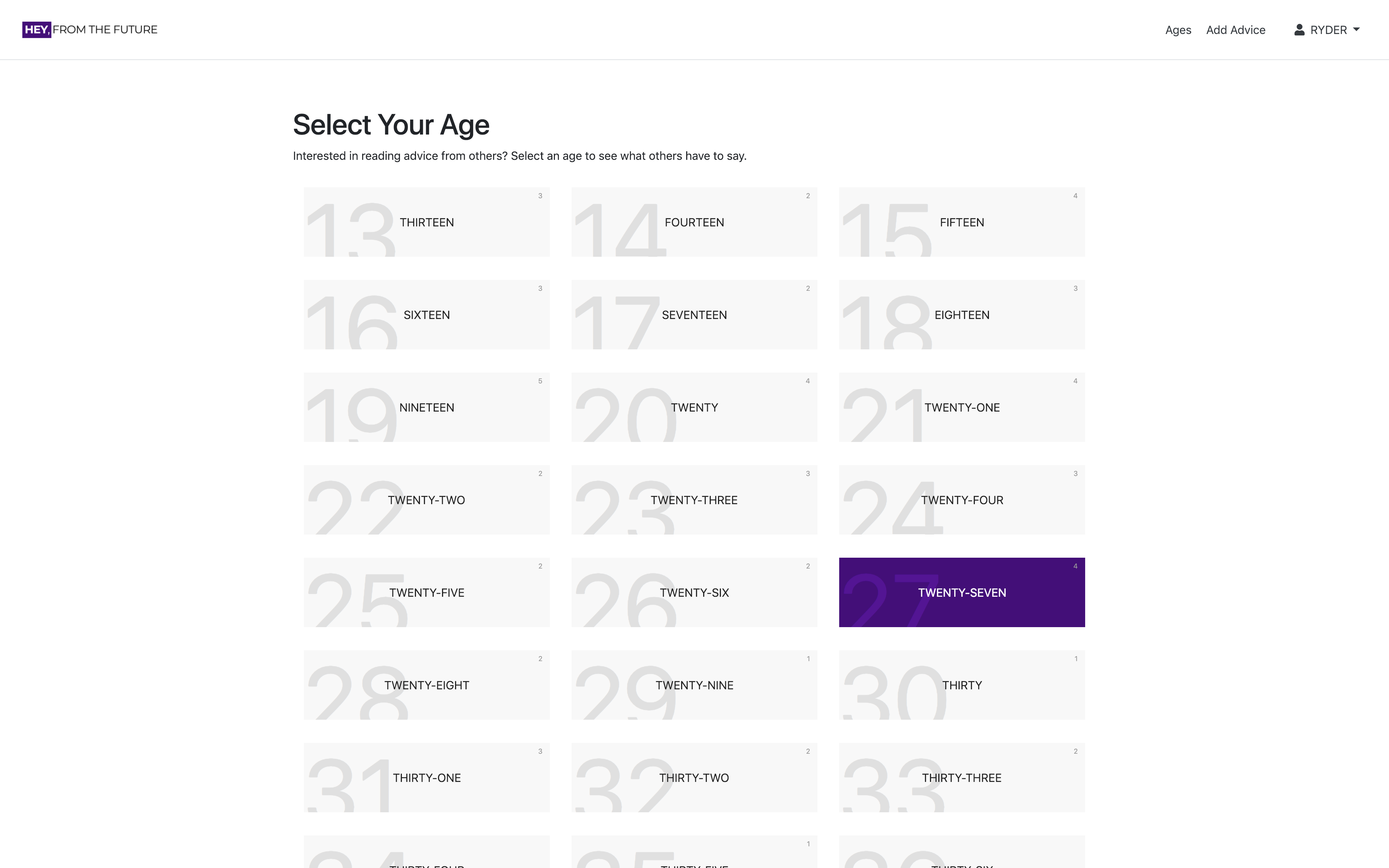 Hey From The Future - Advice people wish they had at your age | Product Hunt