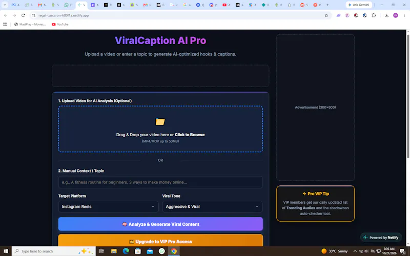 Viral Hashtag & AI Content Finder screenshot 1
