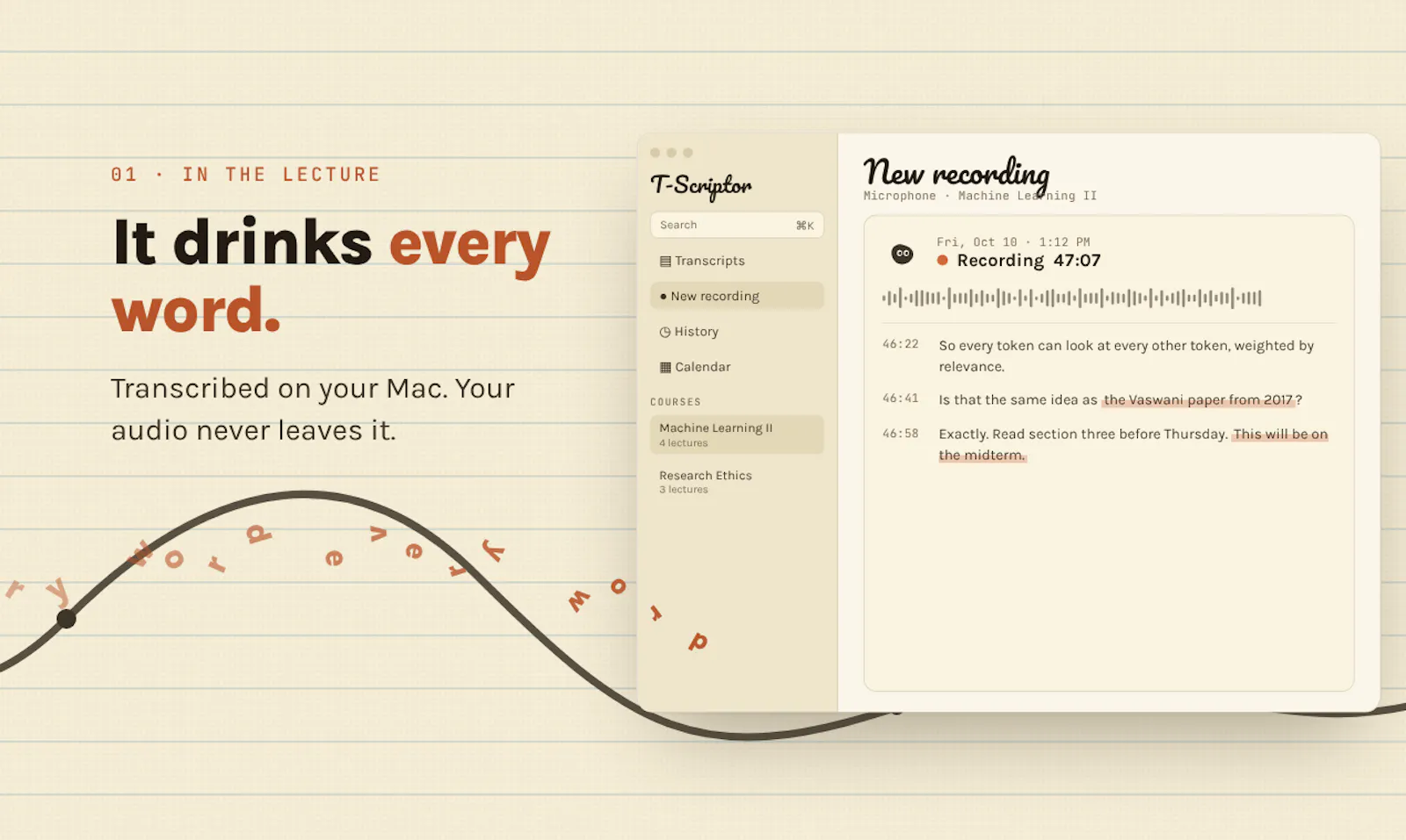T-Scriptor screenshot 3