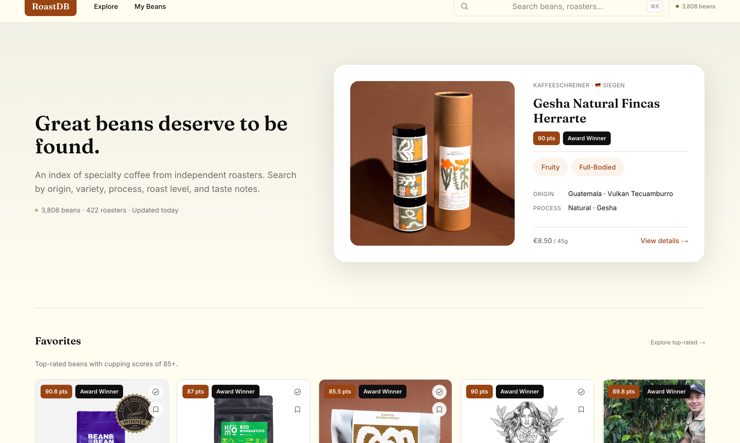 RoastDB gallery image