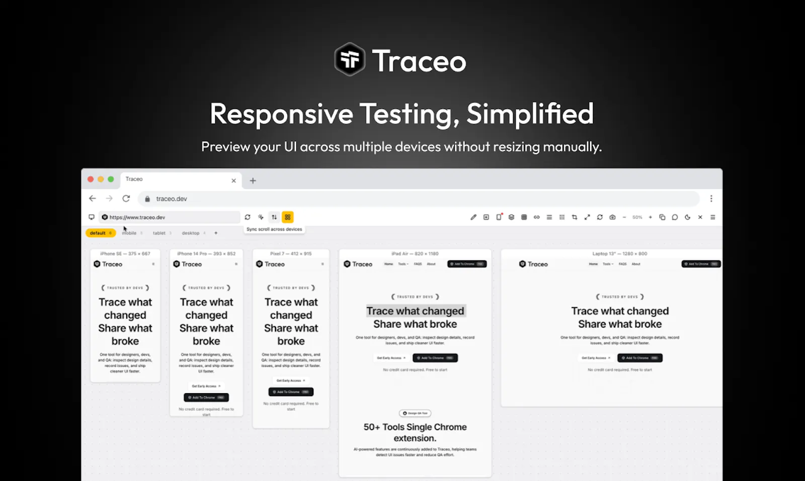 Traceo screenshot 4