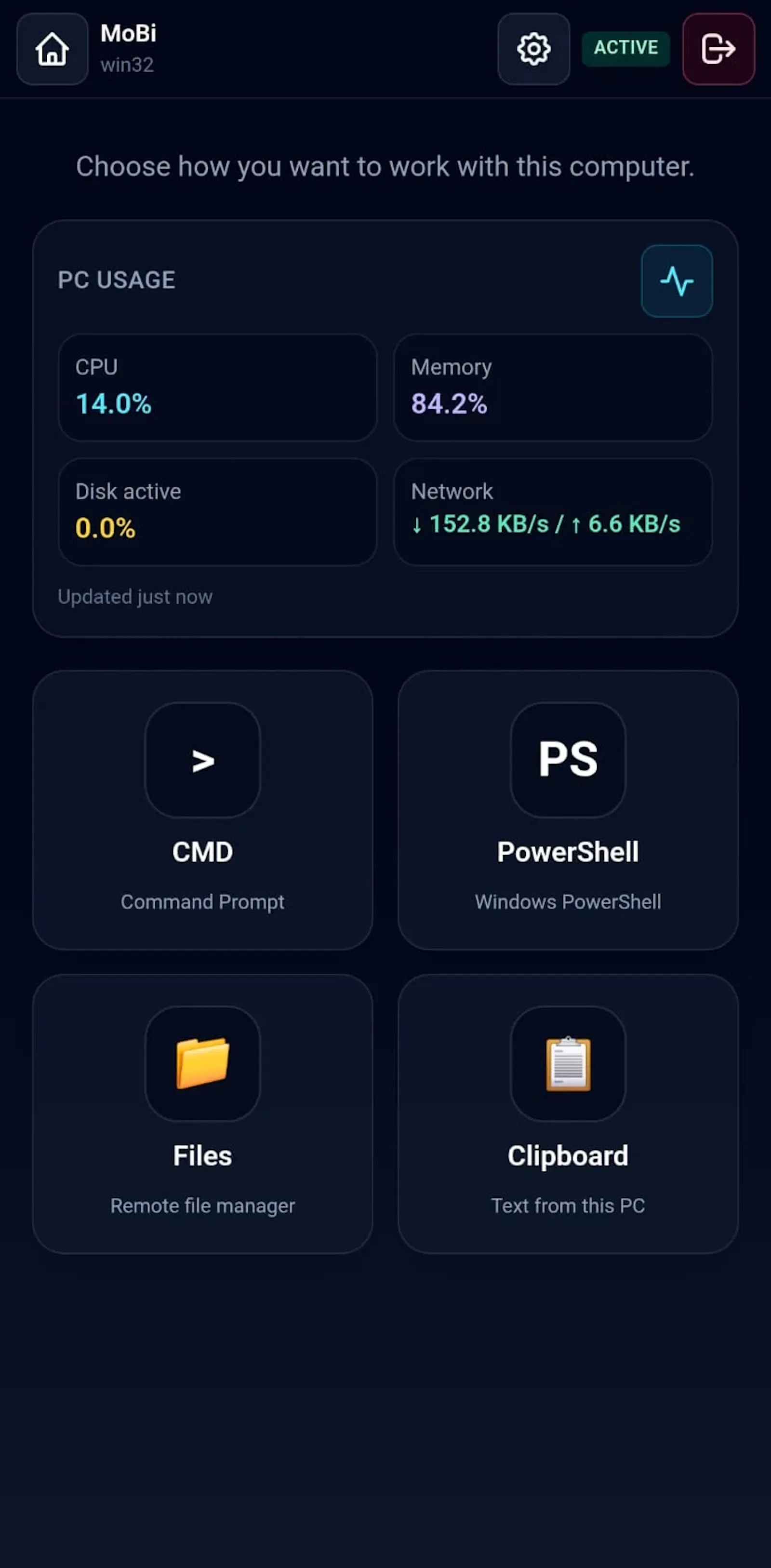 Remote Terminal screenshot 2