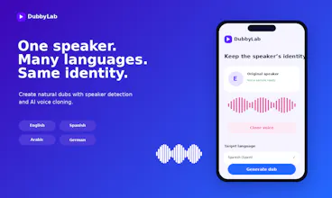 DubbyLab: AI Video Dubbing gallery image