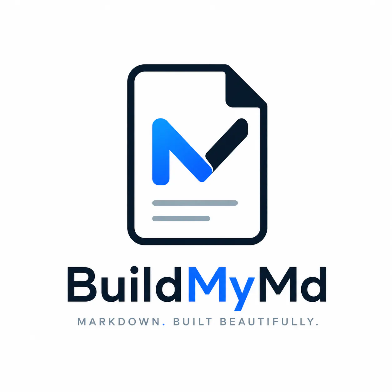 BuildMyMD — Modern Markdown Editor