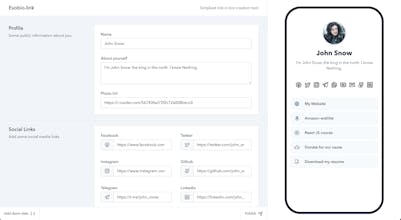 Evobio.link gallery image