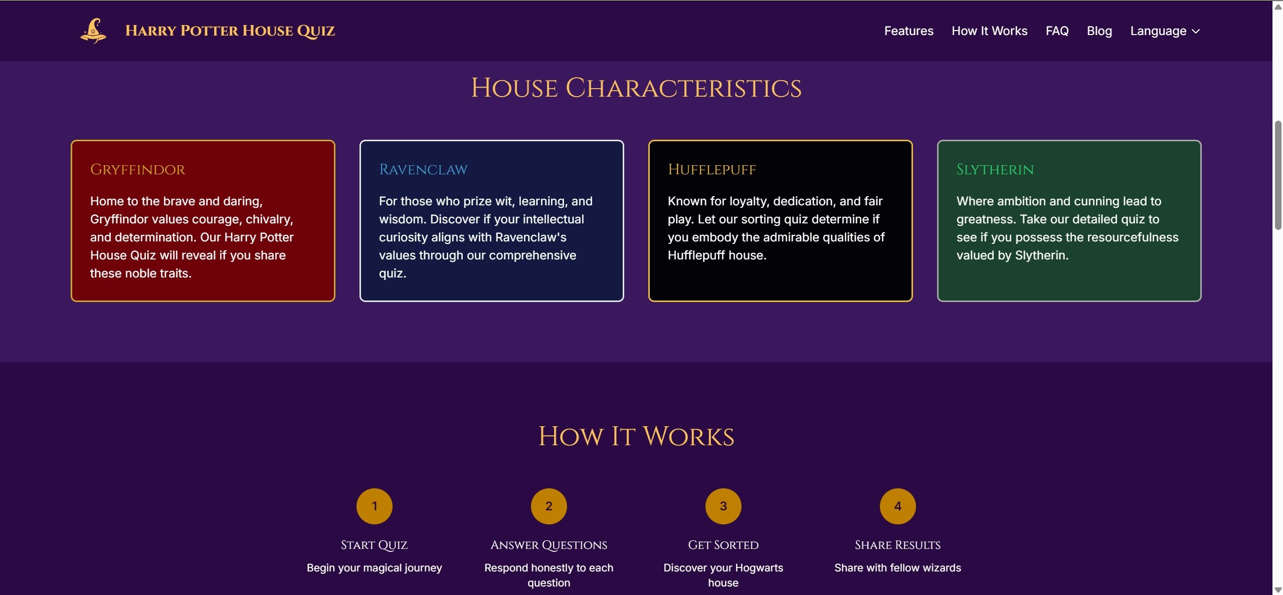 Harry Potter House Quiz gallery image