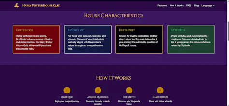Harry Potter House Quiz gallery image