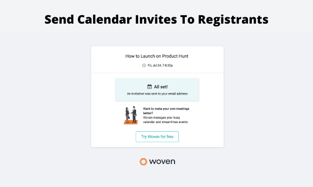 Woven Calendar Image