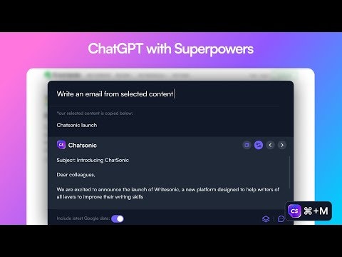 ChatSonic - ChatGPT Chrome Extension gallery image