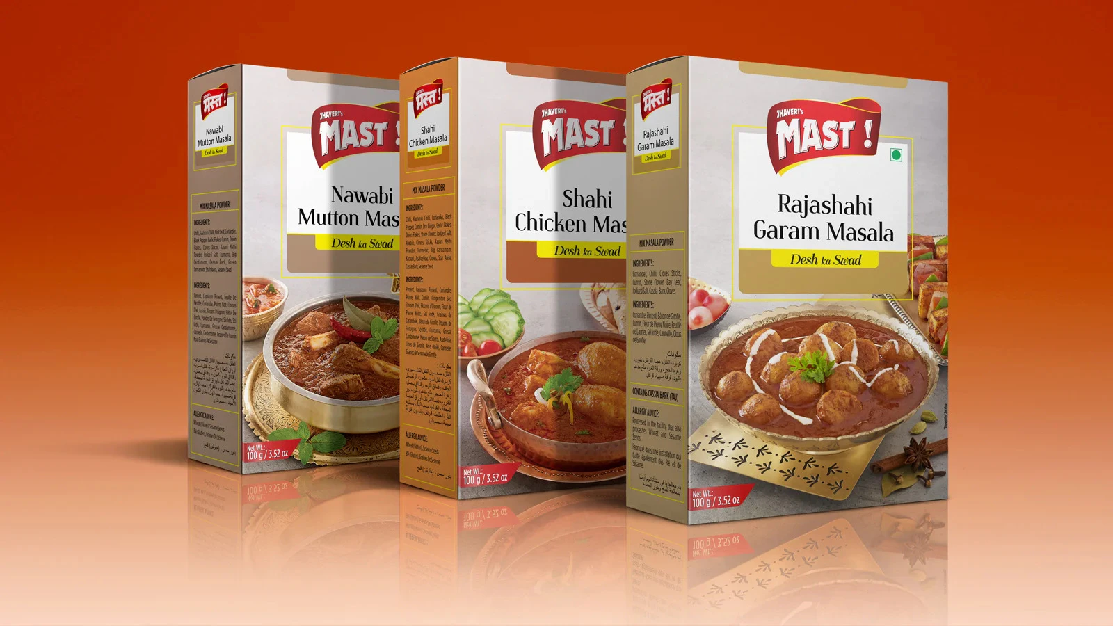 Mast Masala Packaging Design Case Study screenshot 1