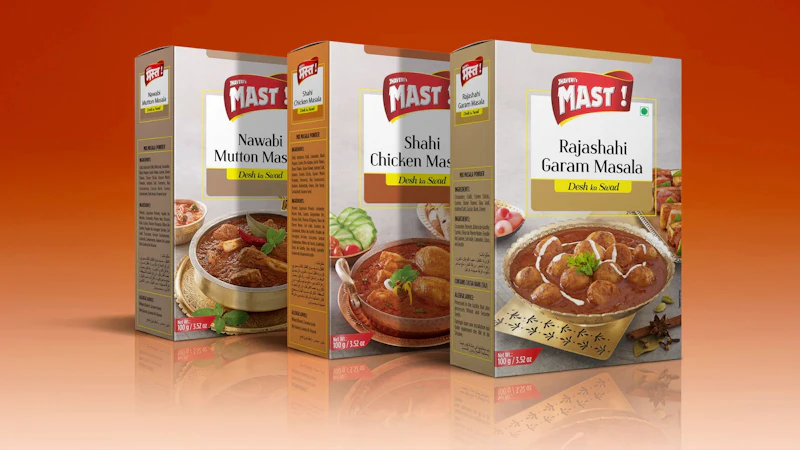 Mast Masala Packaging Design Case Study screenshot 1
