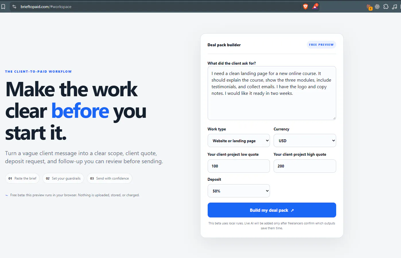 BriefToPaid