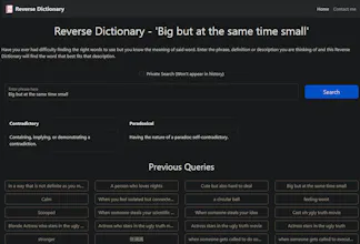 Reverse Dictionary gallery image