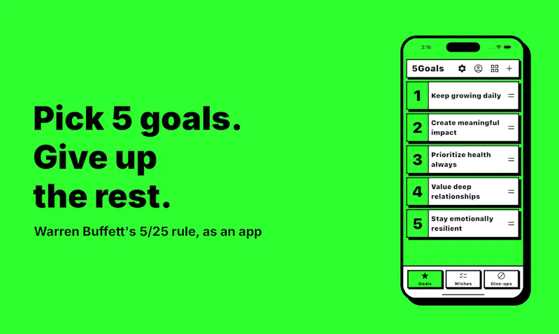 5Goals screenshot 1