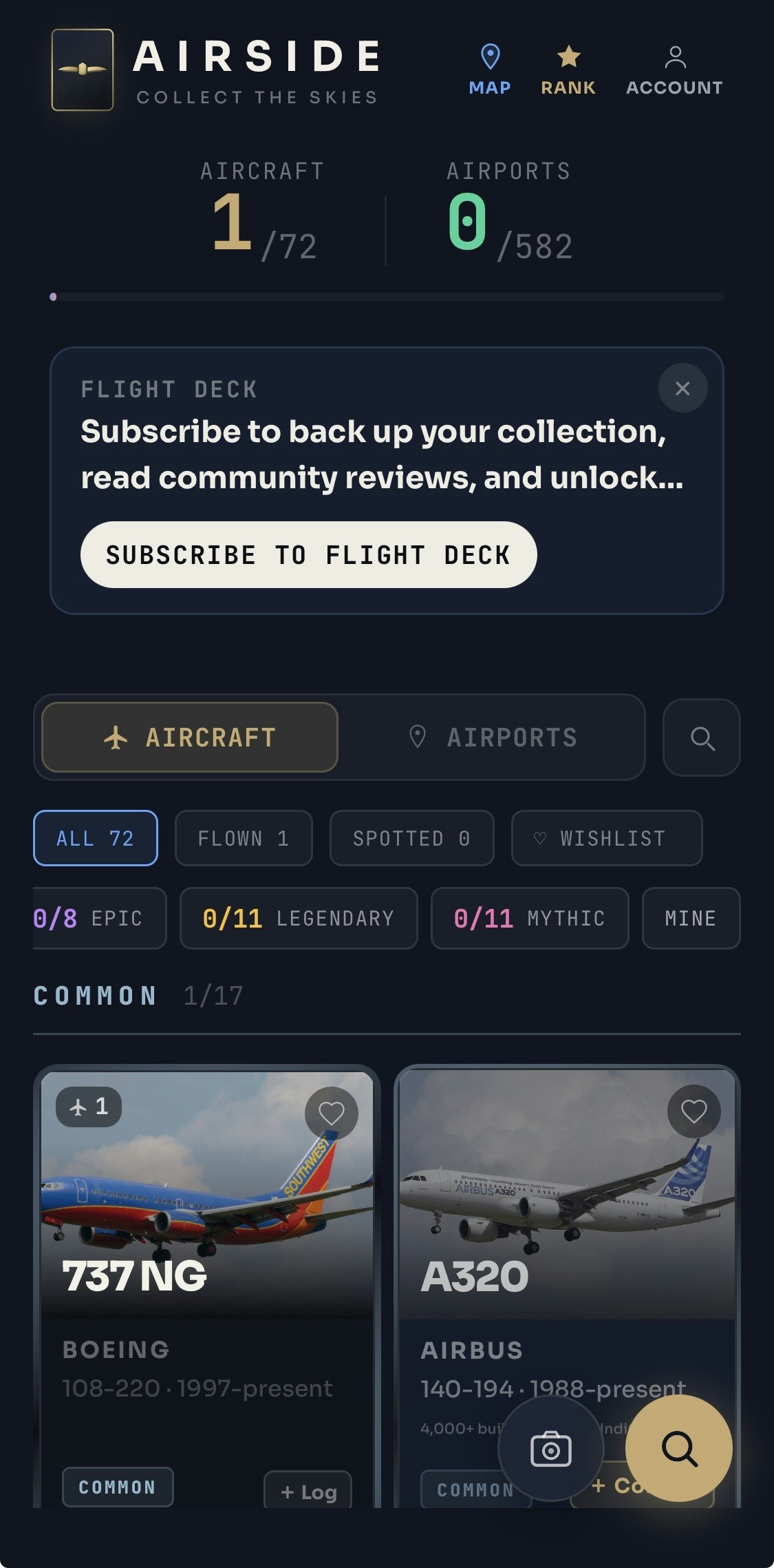 Airside: Aviation Flight Log