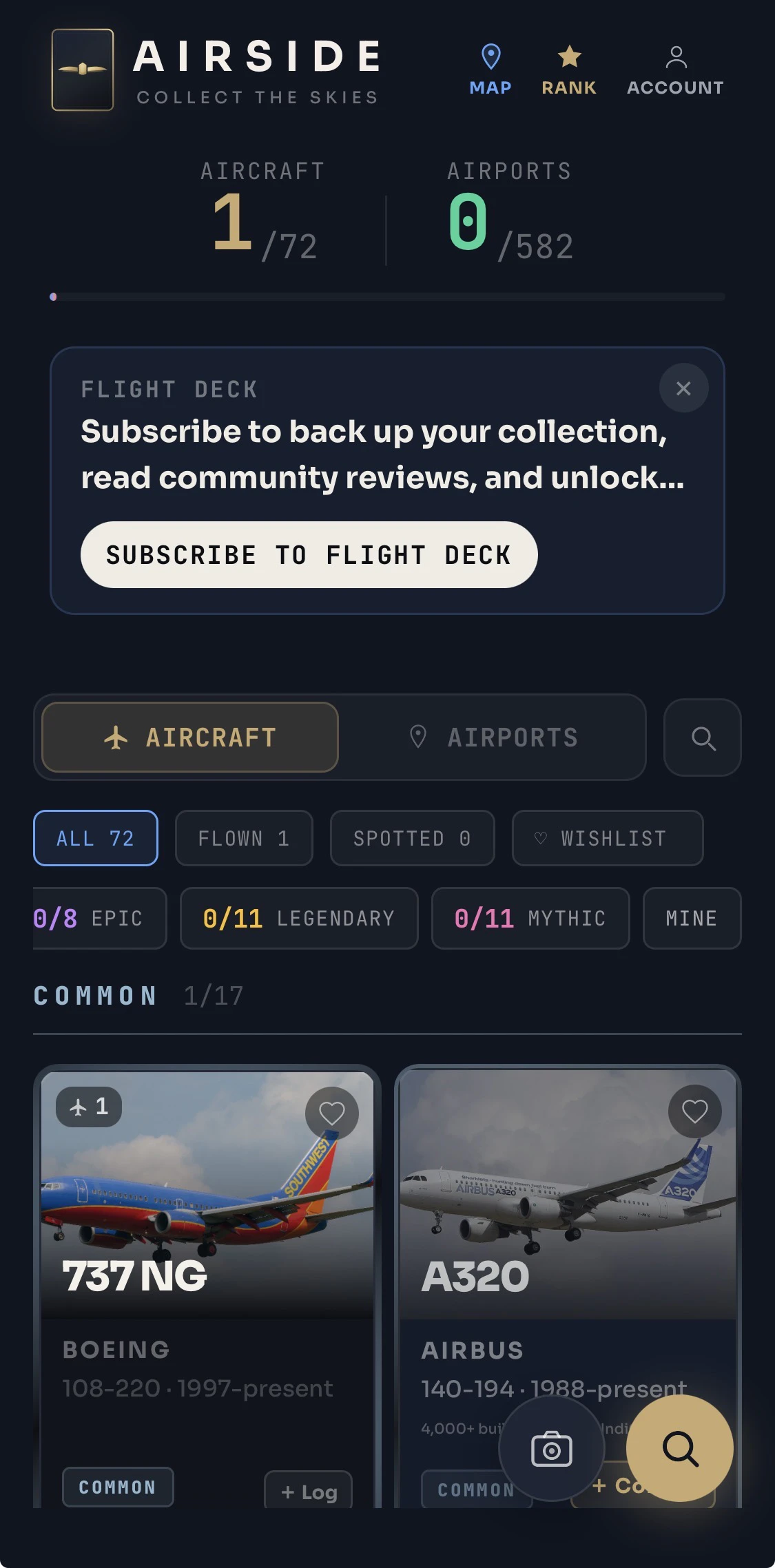 Airside: Aviation Flight Log
