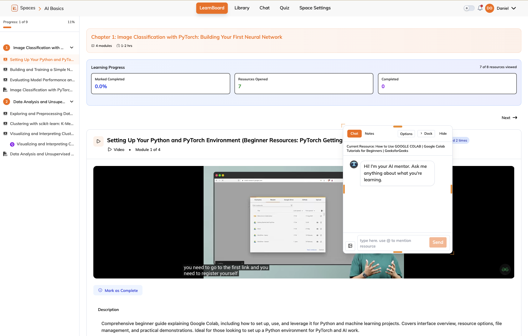 Média CurateLearn - De vrais tutoriels par de vraies personnes organisées par l'IA. 3
