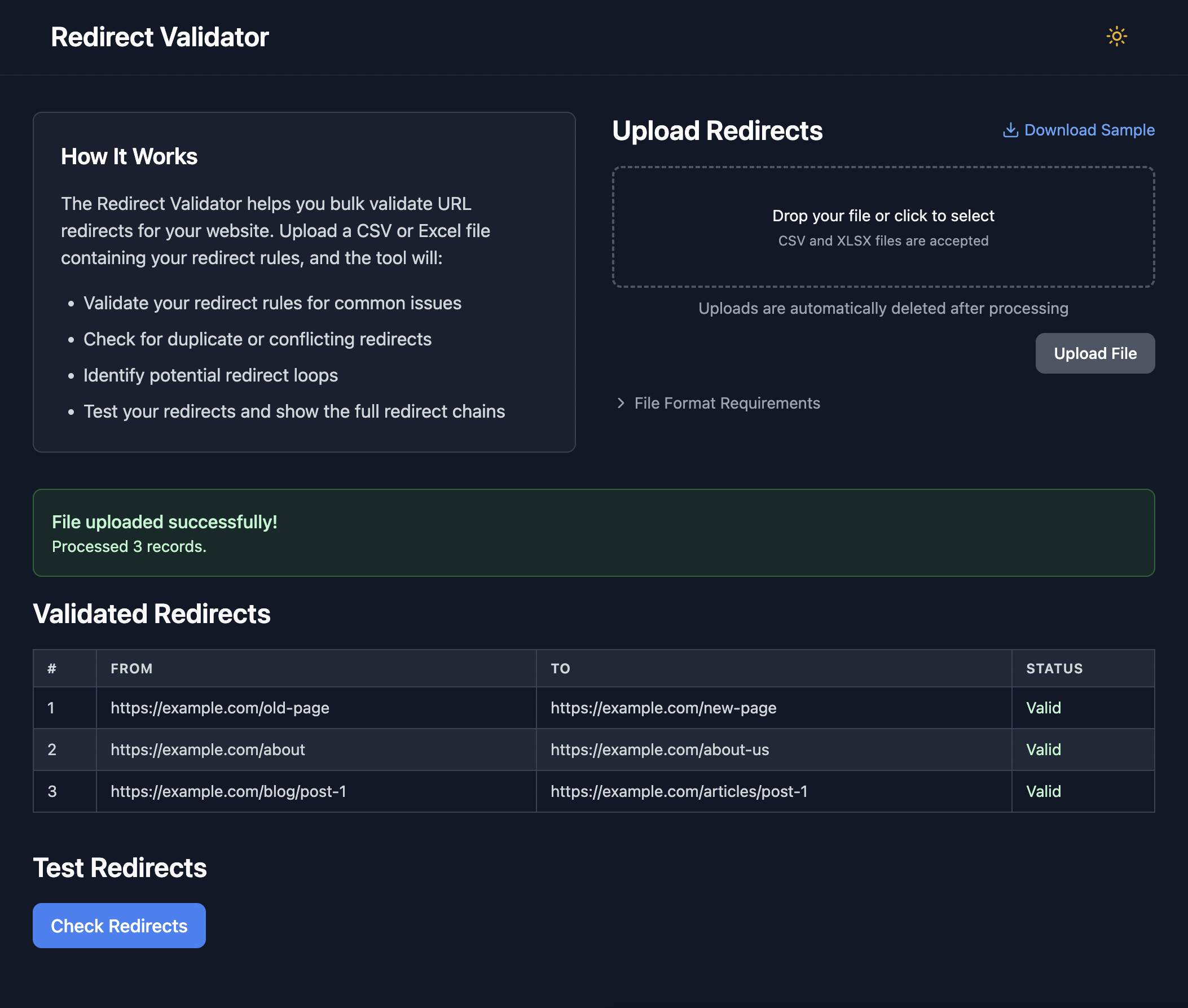 Redirect Validator media 1