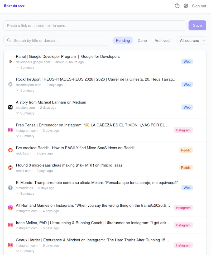 StashLater screenshot 5