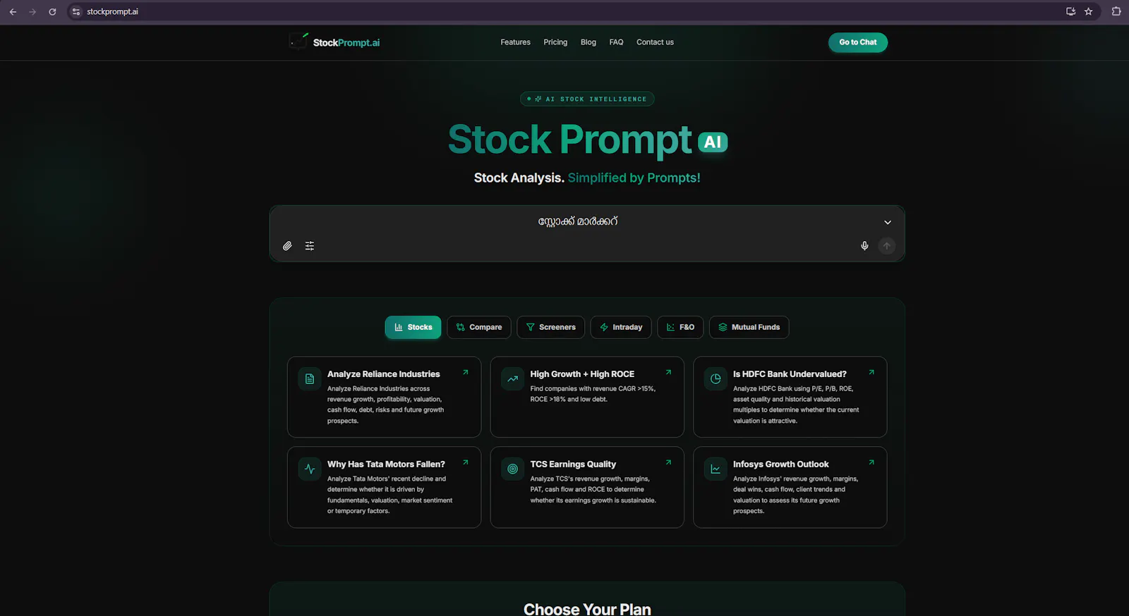 stockprompt.ai screenshot 2