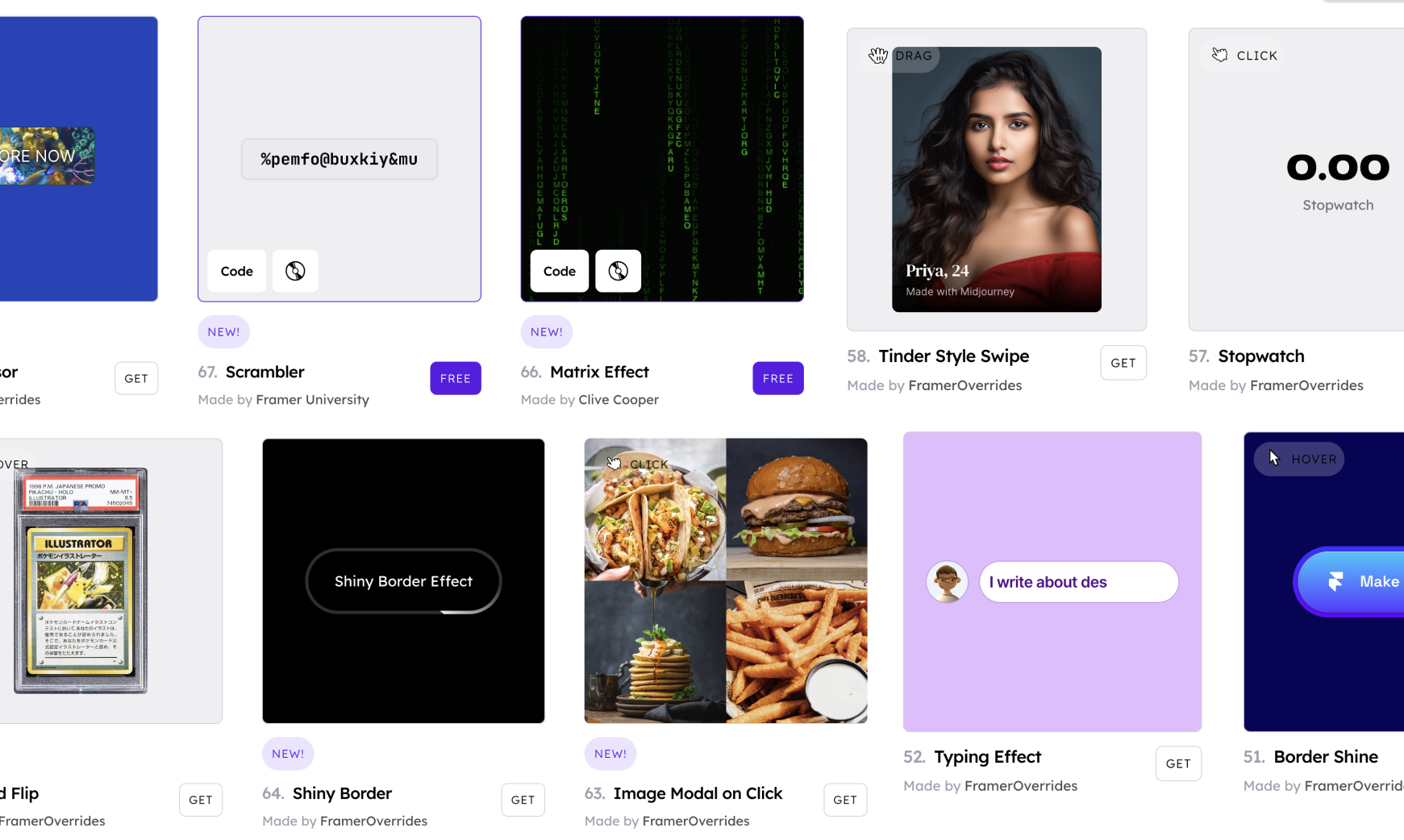 Anulaciones de Framer media 4