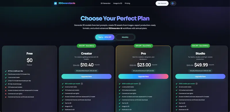 3D Generator — Prompt to 3D in Seconds screenshot 4