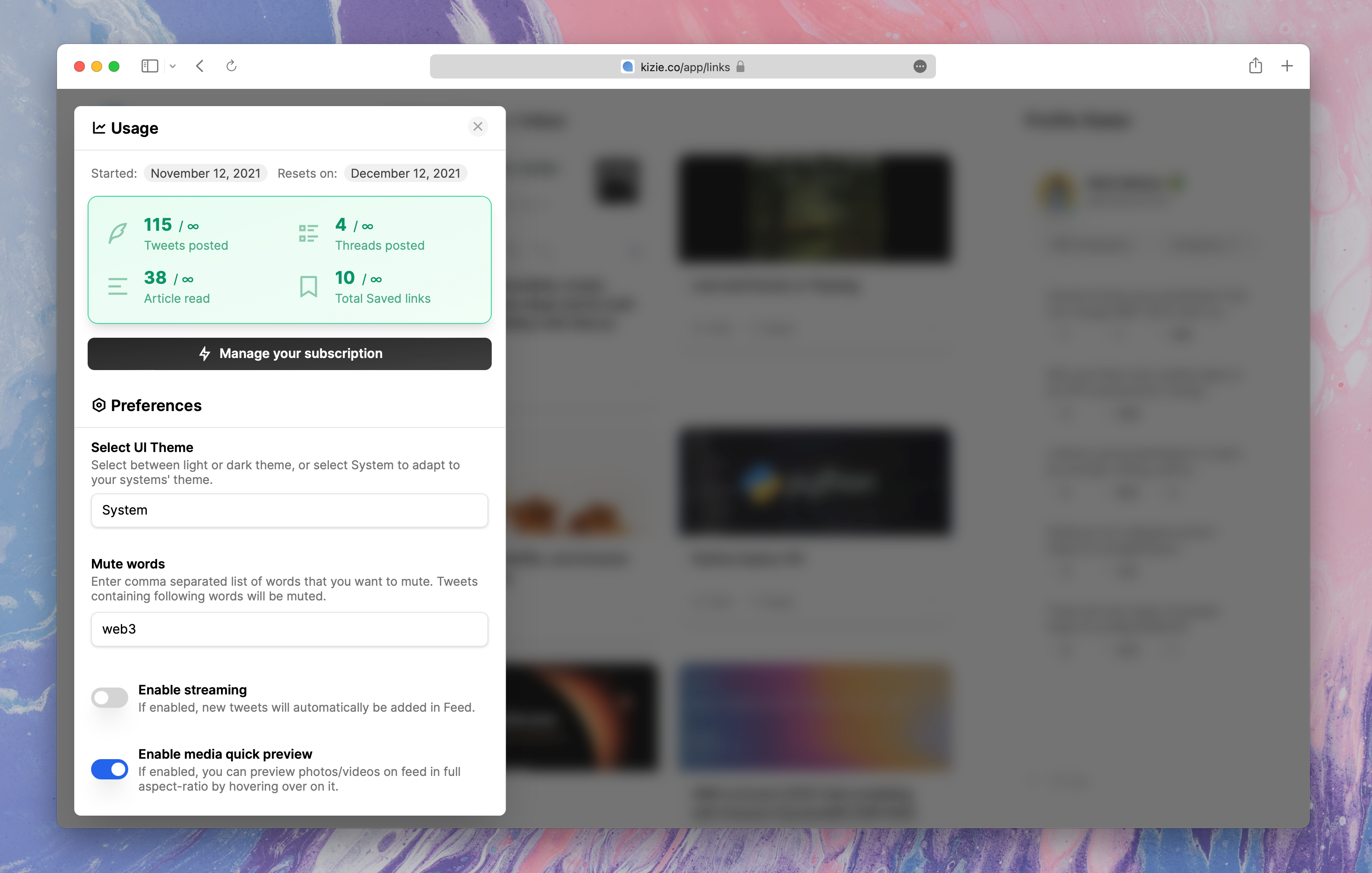 Kizie for Twitter gallery image