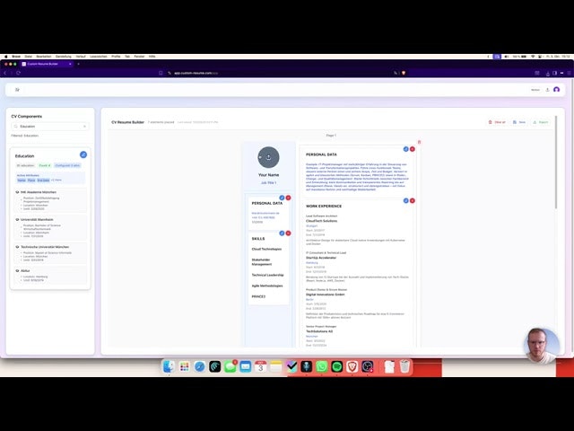 Custom Resume Builder gallery image