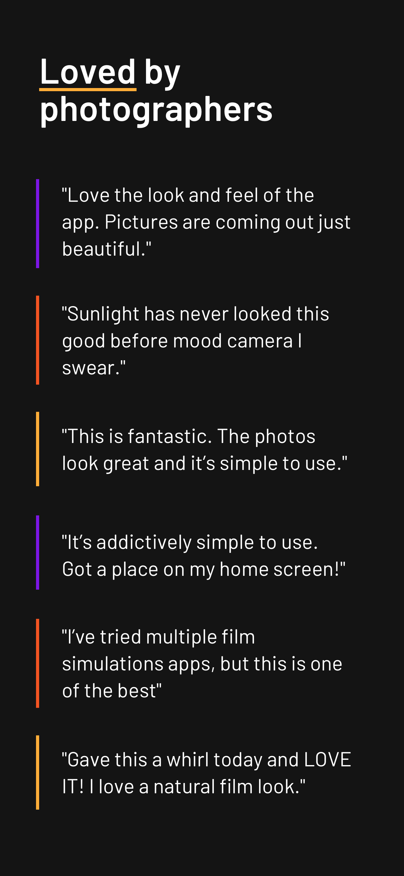 mood.camera - iPhone -Fotografie mit authentischer Filmcharakter Medien 6