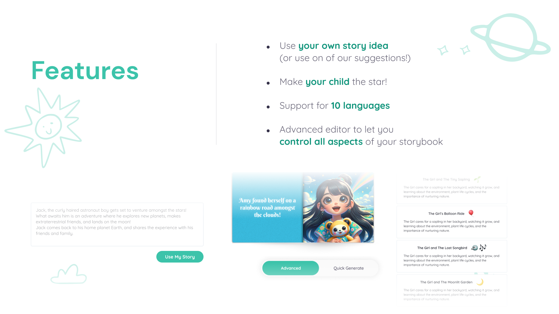 StoryGenius - 創建一個故事書，其中包括您的孩子從頭開始 media 2