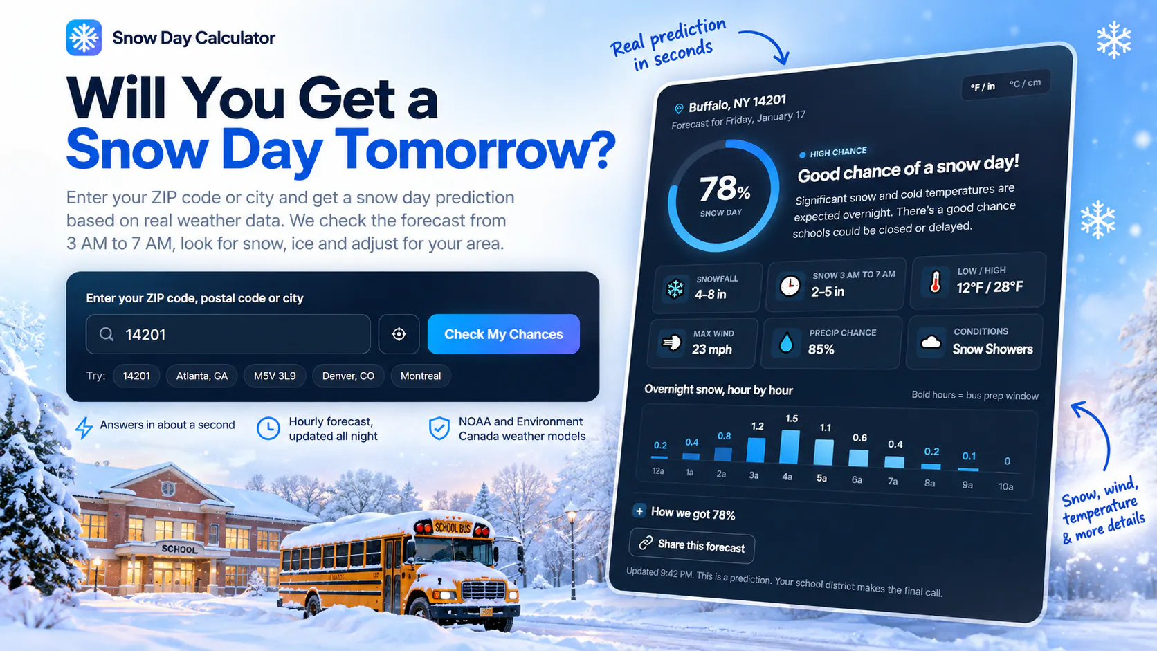Snow Day Calculator gallery image