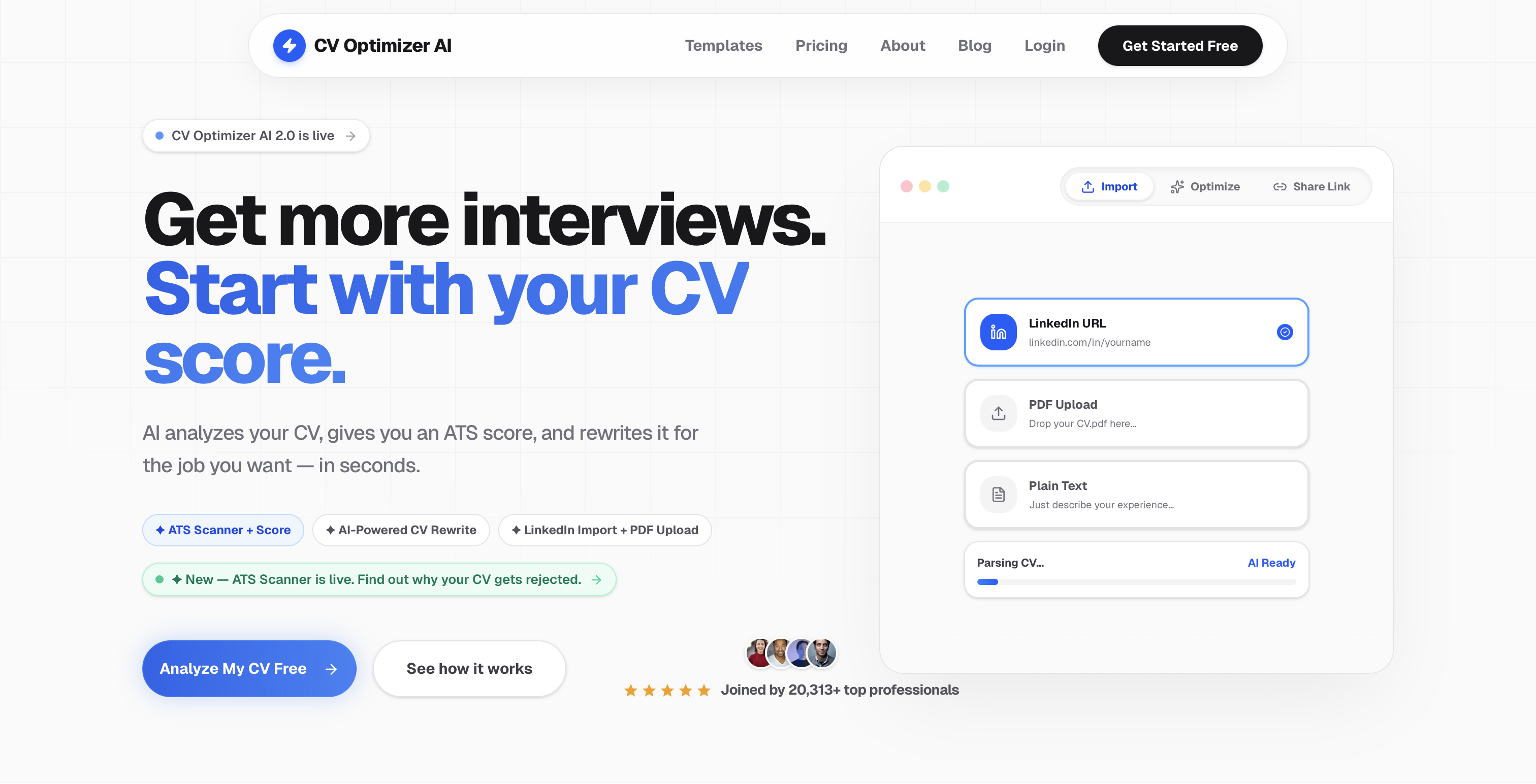 CV Optimizer AI gallery image
