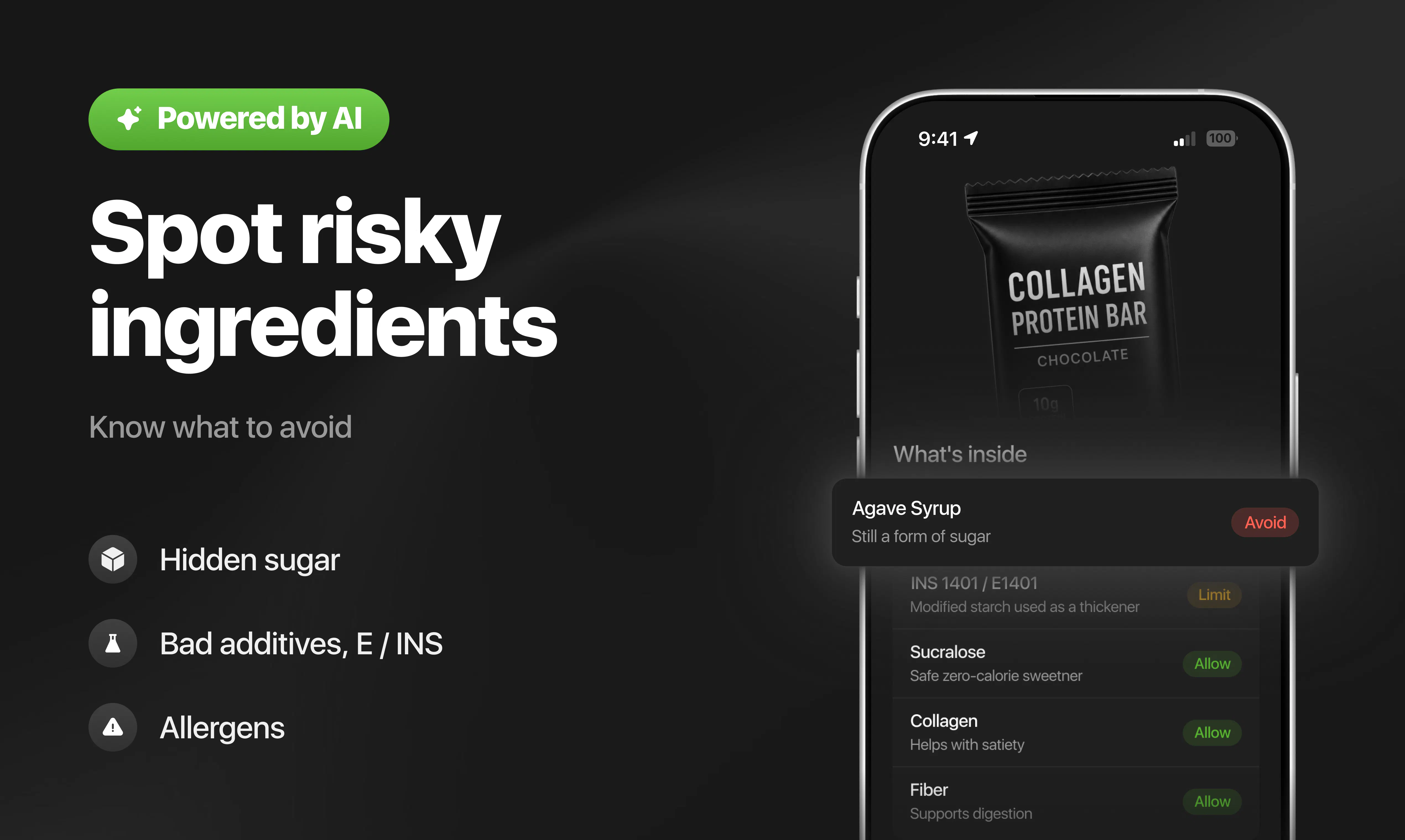Sugar Free: Food Scanner 2.0 screenshot