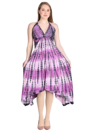 Vestido de resort inspirado em Bali TH-2095 media 2
