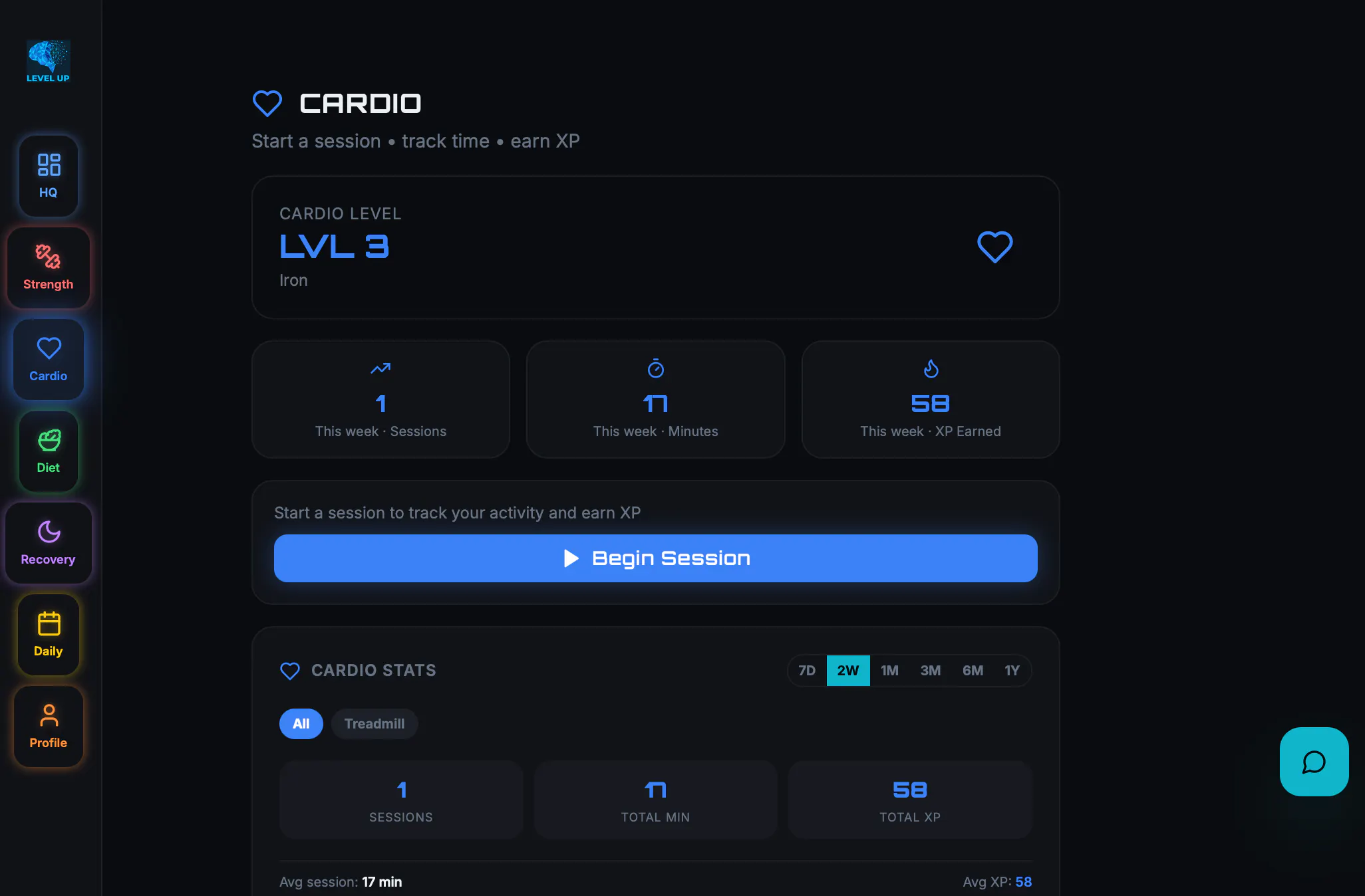 Level Up Fitness AI gallery image