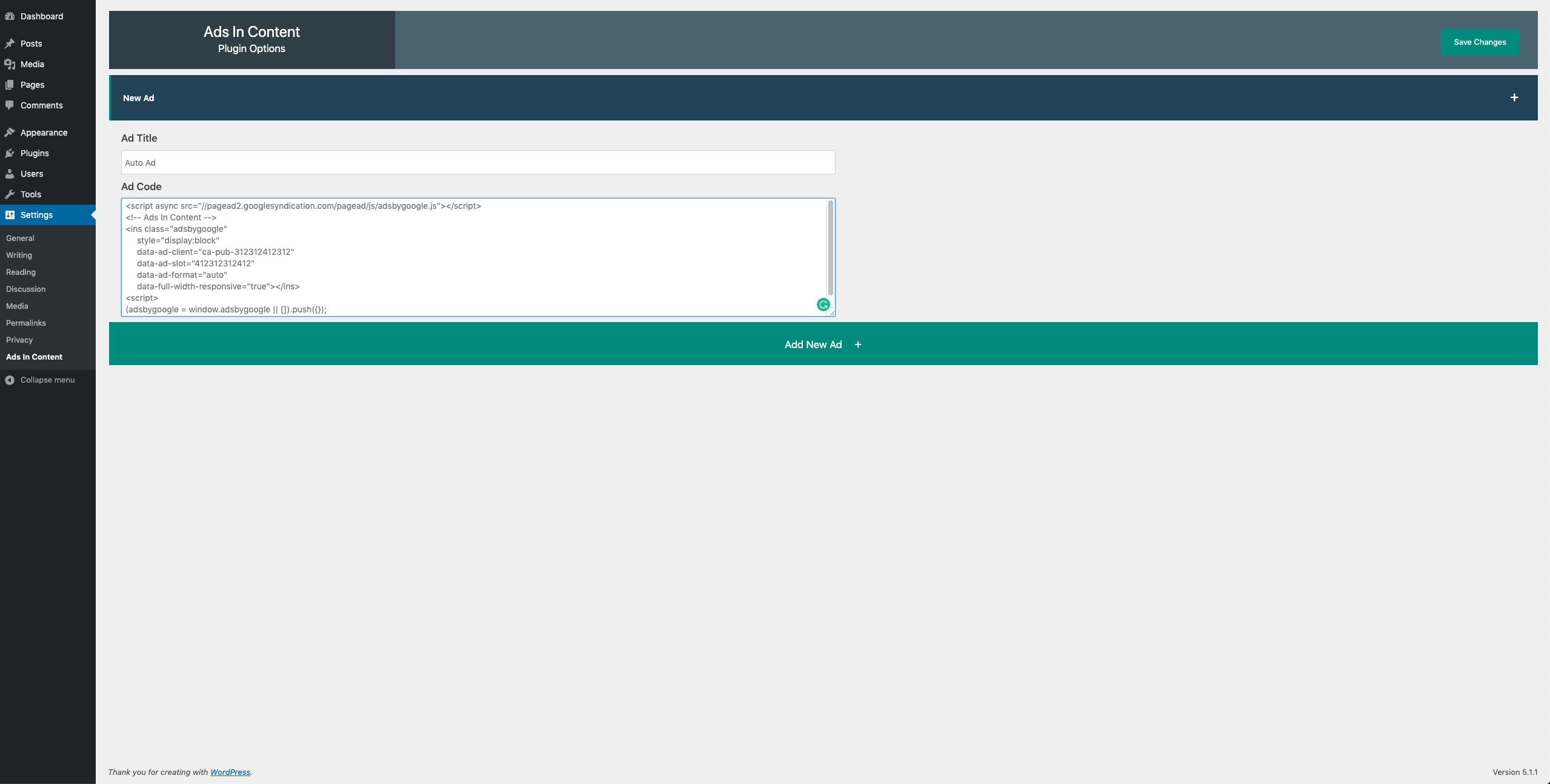 Ads In Content gallery image