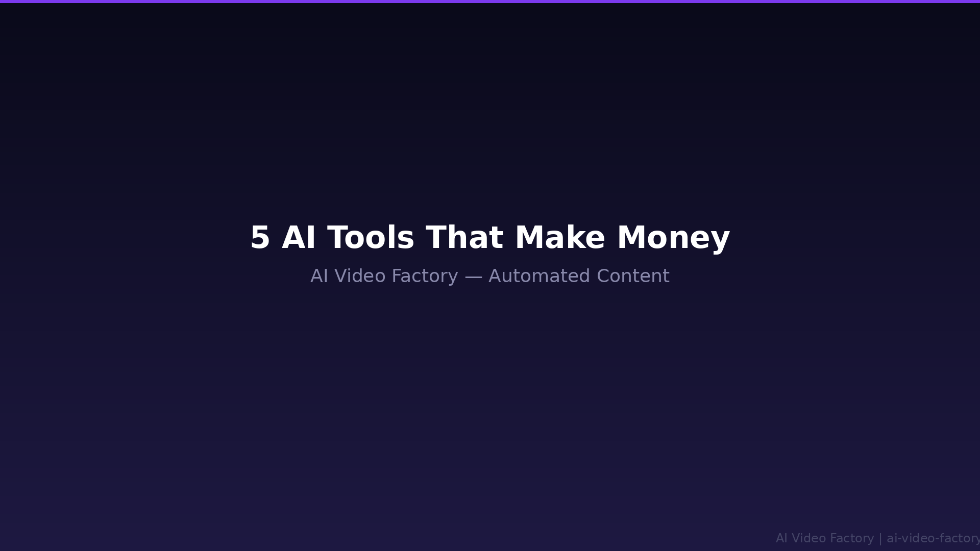 AI Video Factory gallery image