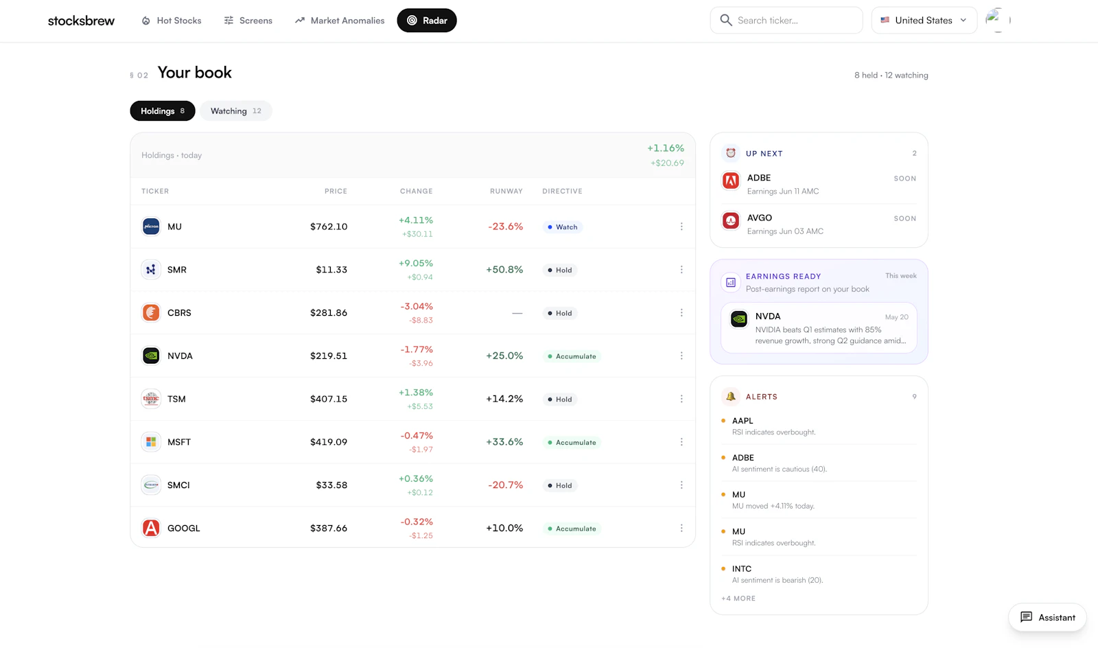 Stocksbrew screenshot 4