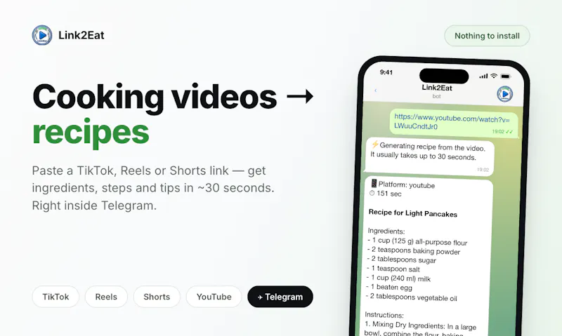 Link2Eat screenshot 1
