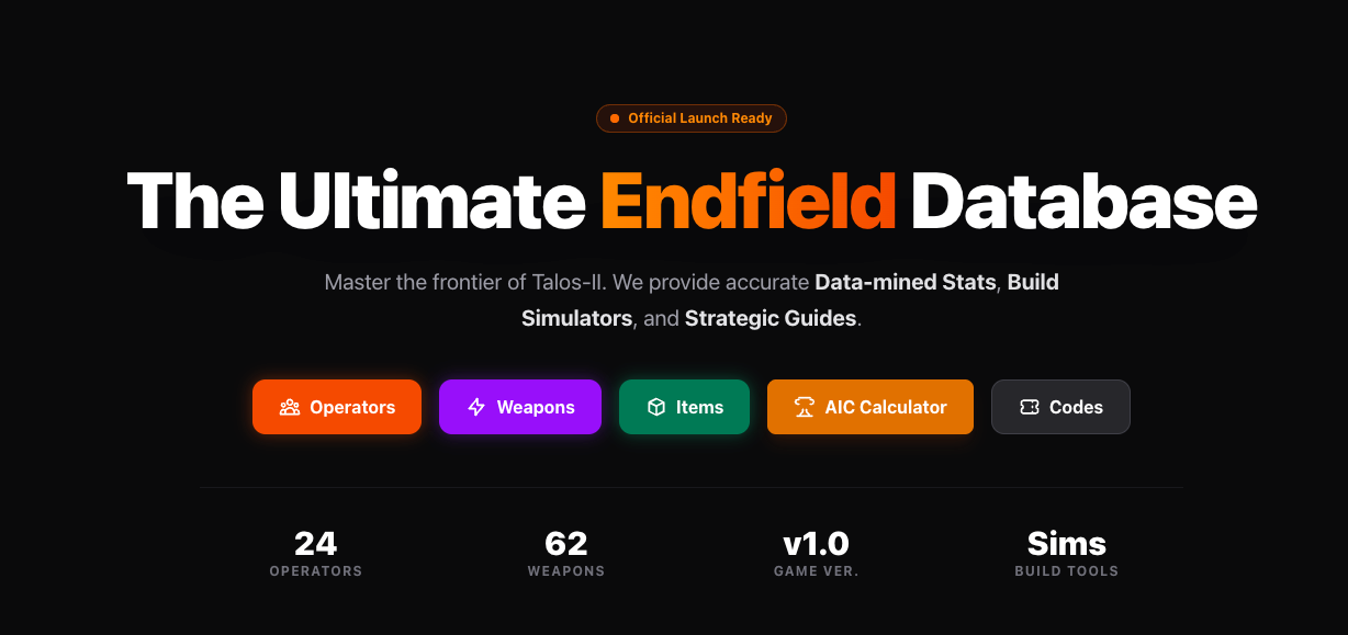 Endfield DB & AIC Architect gallery image